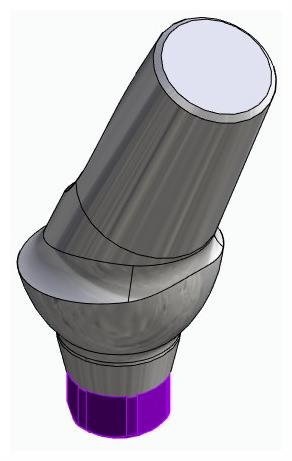 ACTIVAL, Anatómiai fej, ferde, 25°, pozicionált, A-típus
