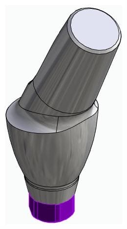 ACTIVAL, Anatómiai fej, ferde, 25°, pozicionált, A-típus