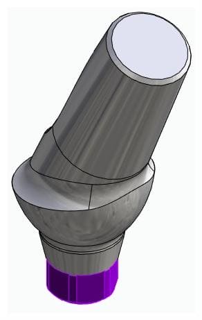ACTIVAL, Anatómiai fej, ferde, 25°, pozicionált, B-típus