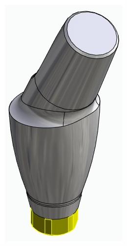 ACTIVAL, Anatómiai fej, ferde, 25°, pozicionált, B-típus