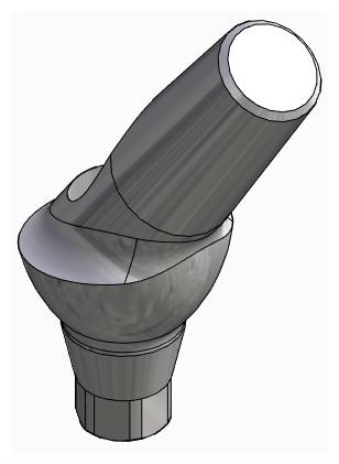 ACTIVAL, Anatómiai fej, ferde, 35°, pozicionált, A-típus