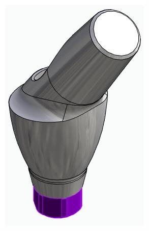 ACTIVAL, Anatómiai fej, ferde, 35°, pozicionált, A-típus