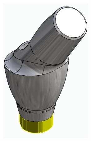 ACTIVAL, Anatómiai fej, ferde, 35°, pozicionált, A-típus