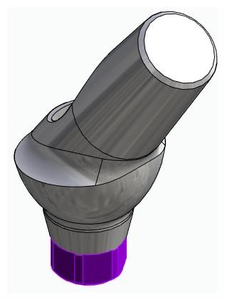 ACTIVAL, Anatómiai fej, ferde, 35°, pozicionált, B-típus