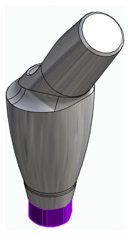 ACTIVAL, Anatómiai fej, ferde, 35°, pozicionált, B-típus