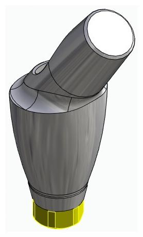 ACTIVAL, Anatómiai fej, ferde, 35°, pozicionált, B-típus