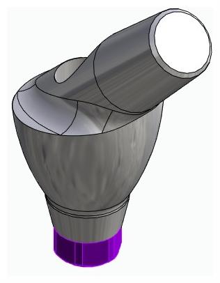ACTIVAL, Anatómiai fej, ferde, 45°, pozicionált, B-típus