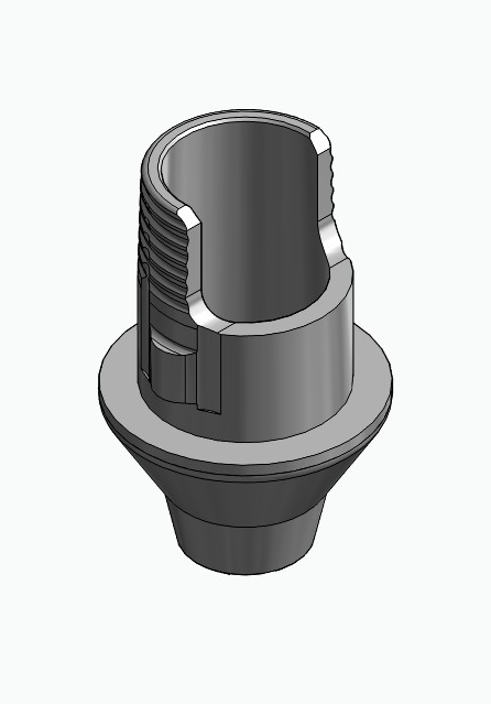 BIONIKA ACTIVAL, Flexi bázis, implant szintű, nem pozicionált – 551.111.306.020