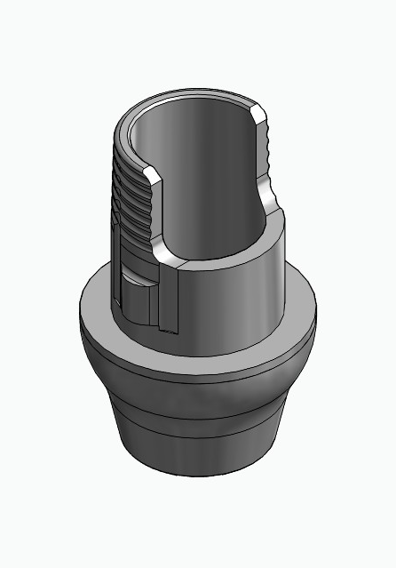 BIONIKA ACTIVAL, Flexi bázis, implant szintű, nem pozicionált – 551.111.436.020