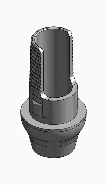 BIONIKA ACTIVAL, Flexi bázis, implant szintű, nem pozicionált – 551.111.438.020
