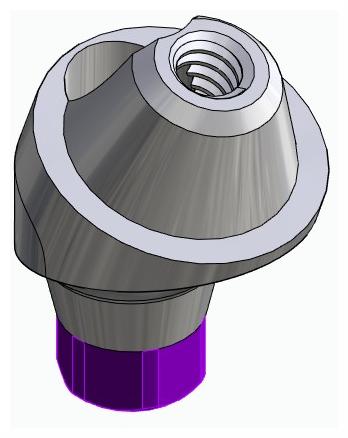 ACTIVAL, Multi-unit fej, ferde, pozicionált, LT2, széles, M1.4, A-típus