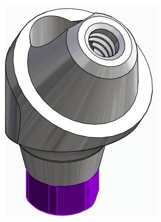 ACTIVAL, Multi-unit fej, ferde, pozicionált, LT2, széles, M1.4, B-típus