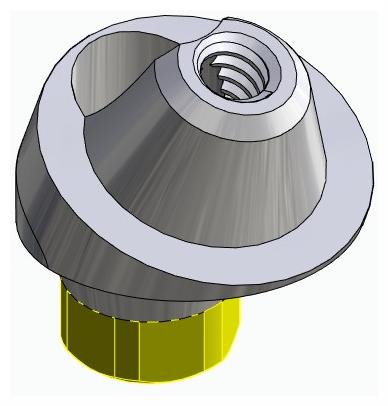 ACTIVAL, Multi-unit fej, ferde, pozicionált, LT2, széles, M1.4, B-típus