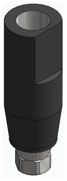 ACTIVAL, Scanbody fej, átmenőcsavaros, pozicionált, keskeny