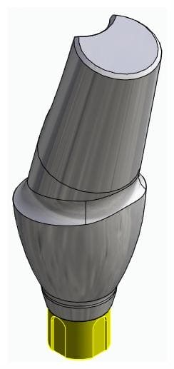 BONELIT, Anatómiai fej, ferde, 15°, pozicionált, A-típus