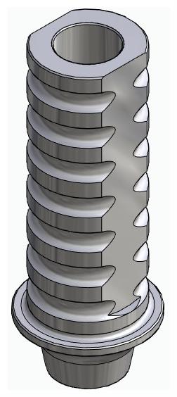 HICON, Ideiglenes fej, implant szintű, nem pozicionált