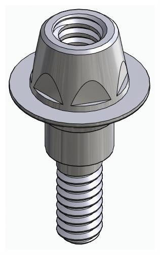 HICON, Multi-unit fej, egyenes, becsavarható, LT2.7, keskeny, M1.6