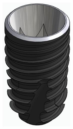 BIONIKA DENTUM, Implantátum