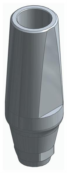 DENTUM, Keskeny fej, egyenes, pozicionált