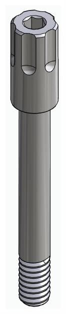 DENTUM, Mintavételi fejcsavar, nyitott kanálhoz, rövid