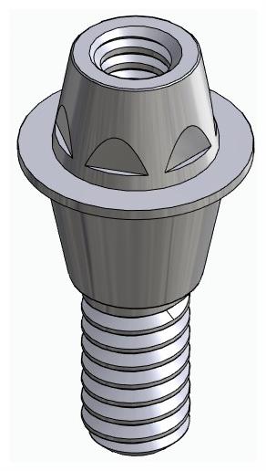DENTUM, Multi-unit fej, egyenes, becsavarható, LT2.7, keskeny, M1.6