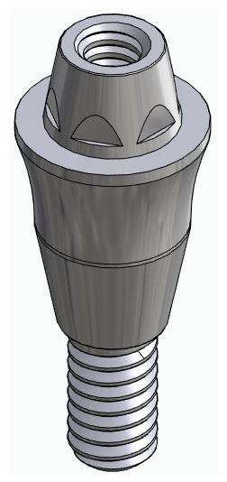 DENTUM, Multi-unit fej, egyenes, becsavarható, LT2.7, keskeny, M1.6