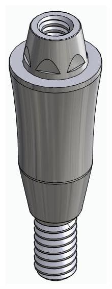 DENTUM, Multi-unit fej, egyenes, becsavarható, LT2.7, keskeny, M1.6