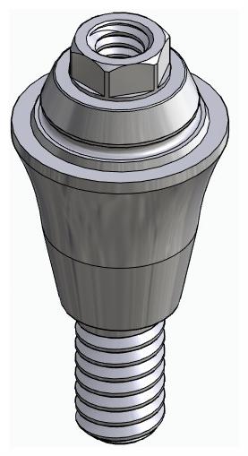 DENTUM, Multi-unit fej, egyenes, becsavarható, LT2, széles, M1.4