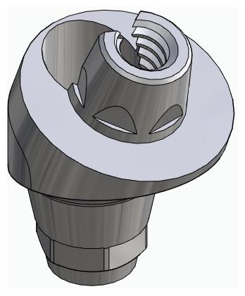 DENTUM, Multi-unit fej, ferde, pozicionált, LT2.7, keskeny, M1.6, A-típus