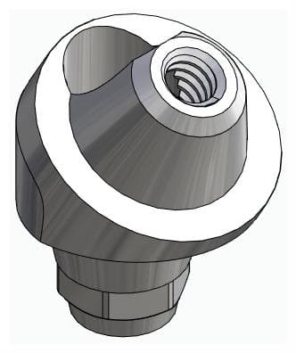 DENTUM, Multi-unit fej, ferde, pozicionált, LT2, széles, M1.4, B-típus