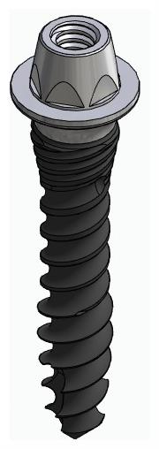 HYBRID, Implantátum, mini, multi-unit fejű, LT2.7, keskeny