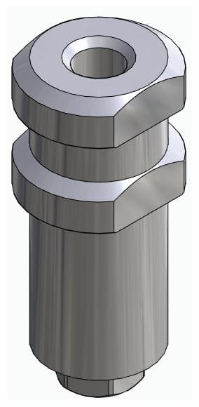 BIOSS, Mintavételi fej, nyitott kanálhoz, uniform, pozicionált
