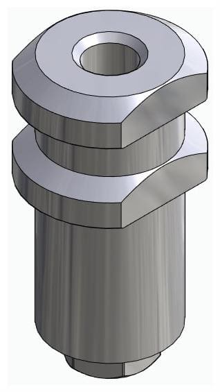 BIOSS, Mintavételi fej, nyitott kanálhoz, uniform, pozicionált