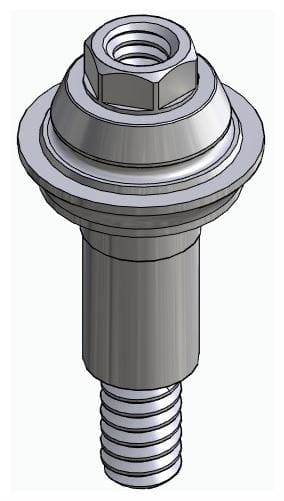 BIOSS, Multi-unit fej, egyenes, becsavarható, LT2, széles, M1.4