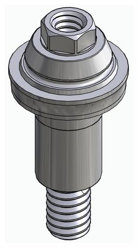 BIOSS, Multi-unit fej, egyenes, becsavarható, LT2, széles, M1.4