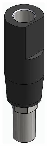 BIOSS, Scanbody fej, átmenőcsavaros, pozicionált, keskeny