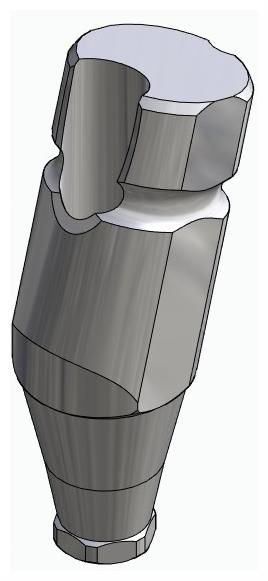 IMPLIE, Mintavételi fej, zárt kanálhoz, ferde, A-típus