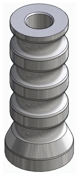 IMPLIE, Mintavételi fej, zárt kanálhoz, multi-unit szintű, nem pozicionált, keskeny