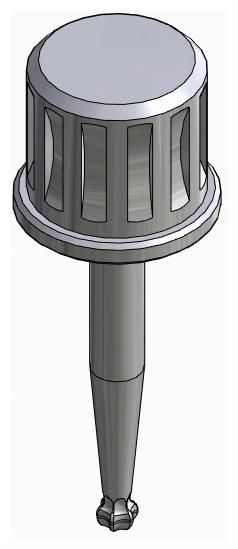 BIONIKA, Fejcsavarkulcs, gömbvégű, kézi, bordás