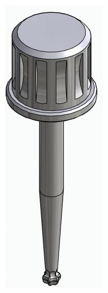 BIONIKA, Fejcsavarkulcs, gömbvégű, kézi, bordás