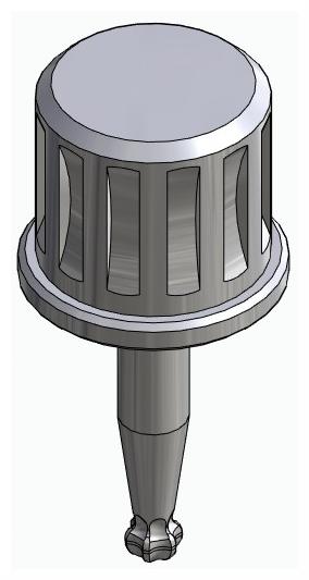 BIONIKA, Fejcsavarkulcs, gömbvégű, kézi, bordás