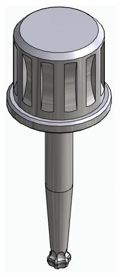 BIONIKA, Fejcsavarkulcs, gömbvégű, kézi, bordás