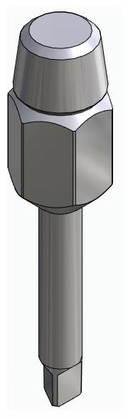 BIONIKA, Lokátorfej kulcs, kézi