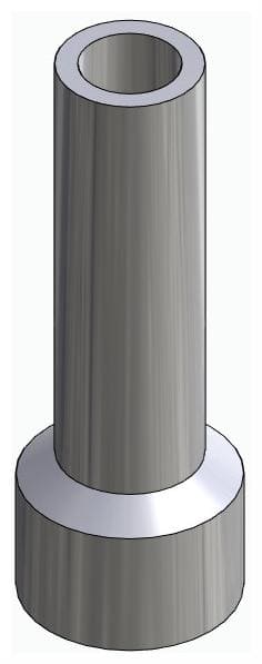 BIONIKA, Kiégethető műanyag fej, multi-unit szintű, nem pozicionált, LT2.7, keskeny, M1.6