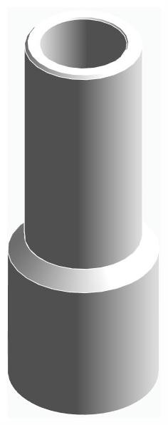 BIONIKA, Kiégethető műanyag fej, titán bázishoz