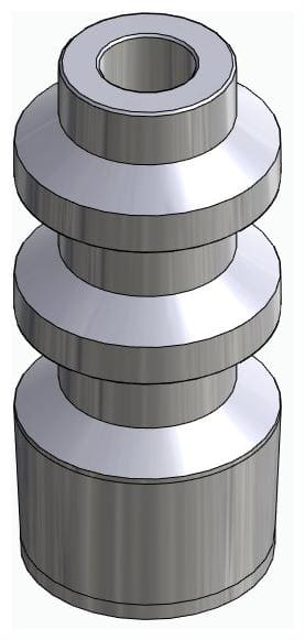 BIONIKA, Mintavételi fej, nyitott kanálhoz, multi-unit szintű, nem pozicionált, LT2.7, keskeny, M1.6