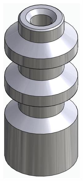 BIONIKA, Mintavételi fej, nyitott kanálhoz, multi-unit szintű, nem pozicionált, LT2, széles, M1.4
