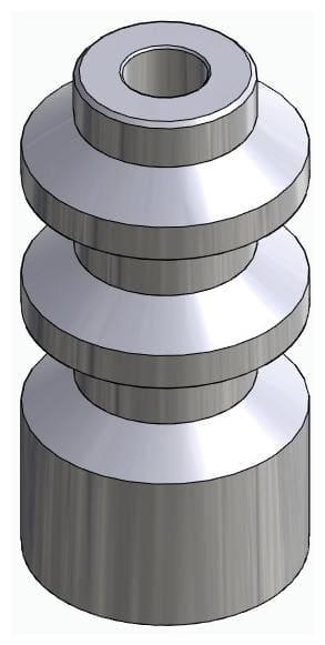 BIONIKA, Mintavételi fej, nyitott kanálhoz, multi-unit szintű, pozicionált, LT2.7, széles, M1.6