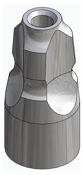 BIONIKA, Mintavételi fej, zárt kanálhoz, multi-unit szintű, nem pozicionált, LT2, széles, M1.4