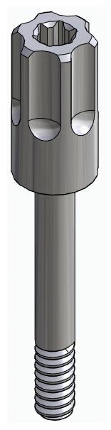 BIONIKA, Mintavételi fejcsavar, nyitott kanálhoz, multi-unit szintű